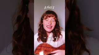 august (cover) by taylor swift