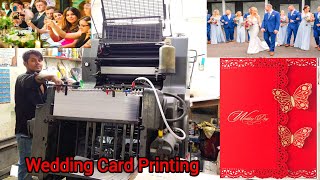 Calendar 2024 Printing & Wedding Invitation Card Printing Process. Wedding Card Print.