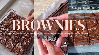 Easy chocolate brownies | tiktok compilation