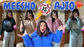 Huge MEESHO & AJIO Winter Haul!❤️‍🔥11 Super Affordable Sweatshirts! Starting at ₹260😱| Rupal Yadav