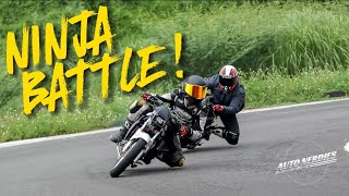 NINJA RR VS NINJA SS #ninjarr #ninjass #ninja #kawasaki #roadrace #trackday