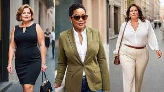 Plus Size Fashion Essentials for Women over 50+ 60+ | Must-Have Items for a Chic Wardrobe