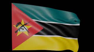 mozambique flag | Animated Flag Of Mozambique | #mozambique