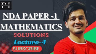 NDA PAPER-1 (2024)MATHEMATICS SOLUTION