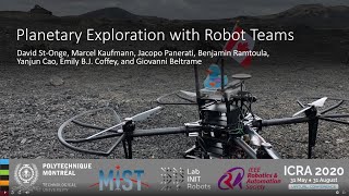 Planetary Exploration with Robot Teams: Implementing Higher Autonomy With Swarm Intelligence