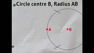 Constructing an equilateral triangle | NO MUSIC