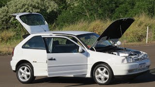 Gol GTI 2000 16V 97/97 Branco Geada - Visão Interior