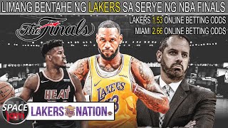 MGA BAGAY KUNG SAAN LAMANG ANG LAKERS SA MIAMI HEAT SA NBA FINALS | MIAMI LAMANG SA BETTING ODDS