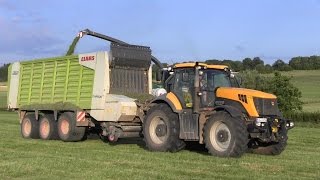 Grashäckseln mit Fendt Katana 65, JCB 8250,Claas Xerion 3800,Deutz Agrotron 210,Claas  [HD]