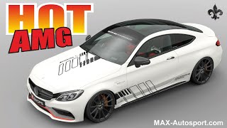 AMG Mercedes Coupe MAX-Autosport with Racing graphic kit