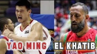 YAO MING VS FADI EL KHATIB CHINA VS LEBANON FIBA ASIA 2005