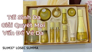 HDSD Sét Su:m37° Losec Summa Tái Sinh Da Giải Quyết Mọi Vấn Đề Về Da