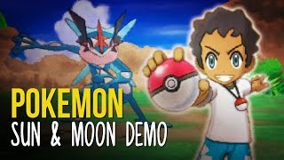 Pokemon Sun and Moon eShop Demo Gameplay Part 1