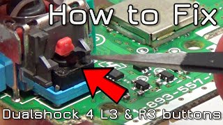 How to fix Dualshock 4 L3 & R3 buttons & SPRINTING- PS4