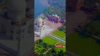 Taj Mahal from above ❤ Facts #youtube #travel #trending