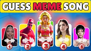 GUESS MEME & WHO'S SINGING🎤🎵🔥| Lay Lay, King Ferran,Jax,Lizzo,Dua Lipa,Digital Circus,