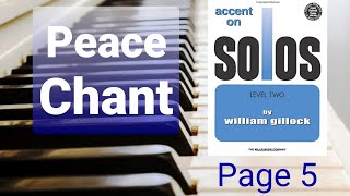 Peace Chant - William Gillock - Accent On Solos - Book 2 - Page 5