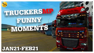 "Professionals" On The Road | Euro Truck Simulator 2 | TruckersMP Funny Moments | Jan 21 - Feb 21