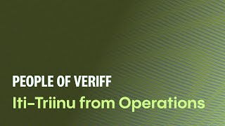 Iti-Triinu from Operations | People of Veriff