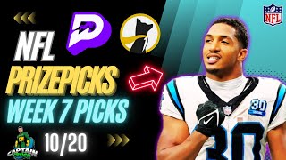 NFL PrizePicks Today | Best 5 Picks  | Sunday | 10/20/2024 |  Week 7 Sunday Main Slate!