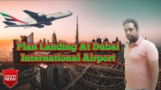 Emirates A380 Landing At Dubai International Airport By Manu Sharma