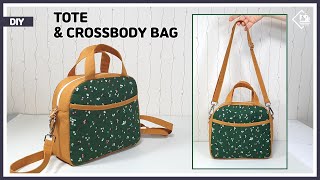 DIY How to make a two way boston bag / free pattern / sewing tutorial  [Tendersmile Handmade]