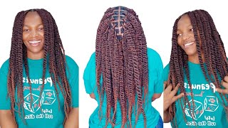 Easy Crochet hairstyle I  ever done,perfect for short and long hair.