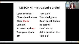 Inglese in Pillole 44   Istruzioni e ordini