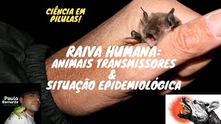 RAIVA HUMANA: ANIMAIS TRANSMISSORES & SITUAÇÃO EPIDEMIOLÓGICA - CIÊNCIA EM PÍLULAS!