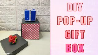 How To Make Easy Pop up Gift Box | DIY Handmade Cute Box Idea | Best Reuse idea of Waste Material