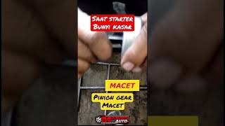 Bunyi Kasar Saat Starter,Pinion Gear Starter Macet #shorts #starter #nissan #grandlivina #bengkel