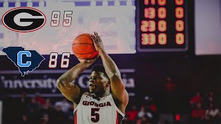 Georgia Basketball Highlights Vs. Citadel | College Basketball Highlights 2019 | 11.12.19