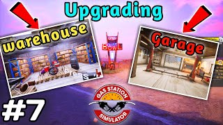 Upgrading my warehouse and garage in my gas station || gas station gameplay part 7