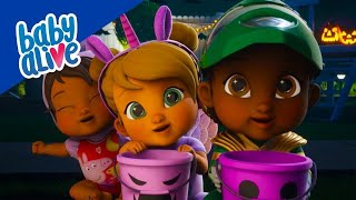 👶🏻 Baby Alive en Español 👶🏾👻¡Los bebés aprenden “dulce o truco”!🎃👶🏼 Dibujos Animados Para Niños 💕