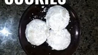 GALLETAS BOLITAS DE NIEVE   SNOWBALLS COOKIES