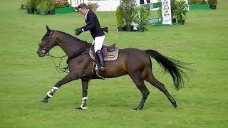 Richard Howley & Chinook winning The Cock O’ The North, Great Yorkshire Show 2019