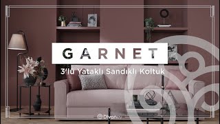 Divanev | Garnet 3’lü Yataklı Koltuk