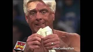 The Monday Night Wars | Ric Flair rips up thousands of dollars on Nitro | December 29th 1998 #wcw