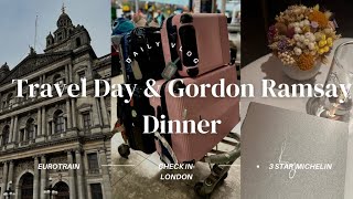 $700 Luxury Gordon Ramsay Dinner???  London Travel Day (VLOG 5)