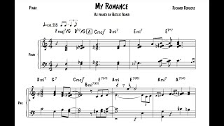 My Romance - Beegie Adair [jazz piano transcription]