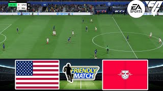 FC 24 - USA W vs Leipzig W 16/8/2024 - Friendly Match - Gameplay PS5