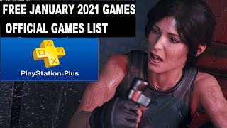 Official Free PlayStation Plus January 2021 Games List