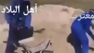 مشهد يحاكي حياة المغترب