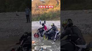 KTM_vs_MT15 👀😱 #shorts #sportsbike #sports #respect #whatsapp #status #youtubeshorts #viralvideo