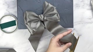 Gift Wrapping | 禮物盒包裝+四層蝴蝶結打法