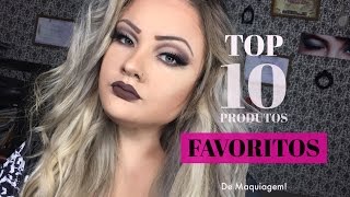 Top 10 produtos favoritos de maquiagem