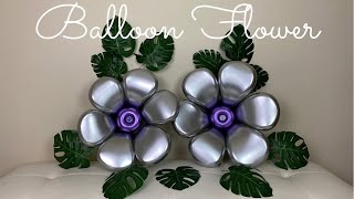 DIY Balloon Flower/How to make Flower Balloon/Balloon Distortion