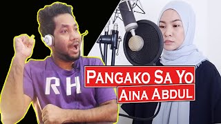 AINA ABDUL - PANGAKO SA YO - VINA MORALES (COVER)  | Honest Reaction | S1E059 | RH Reaction✔