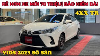 ✅ Tiết kiệm 70 triệu so với xe mới | Bán Toyota Vios 1.5 E 2023 số sàn chạy zin 1,2 vạn