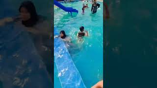 berenang nya mau sampai malam#anakkecil #kolam